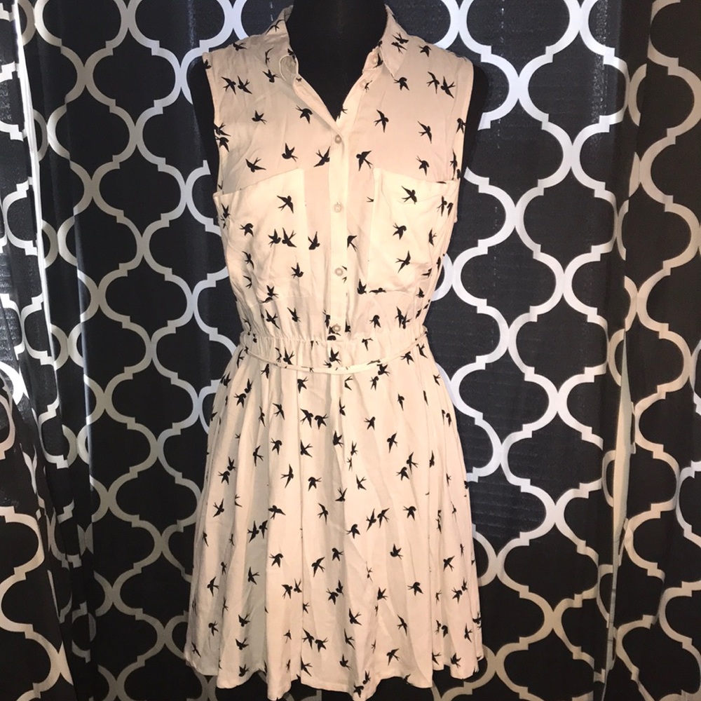 Cute Bird Dress stretchy